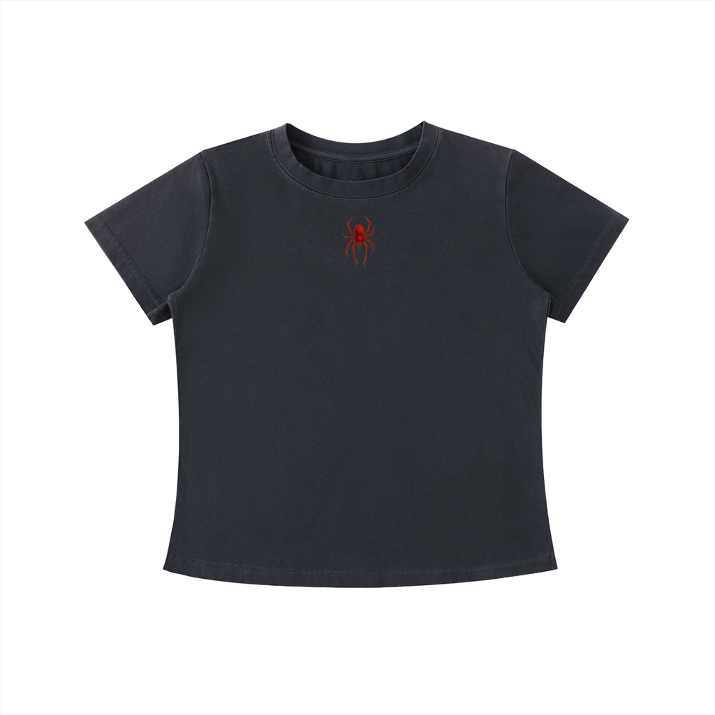 Top women’s spider.          Vintage Wash Slim Fit T-shirt