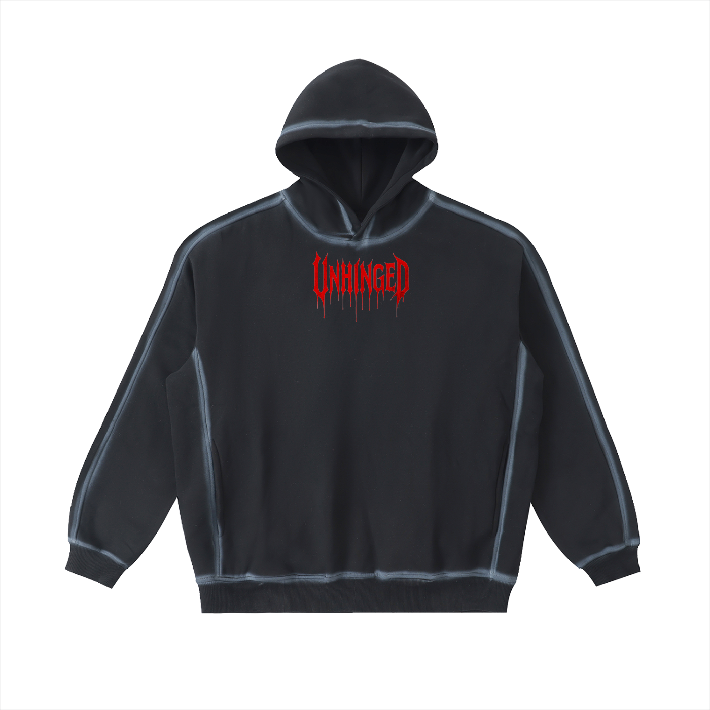 Hoodie unisex  Unhinged red
