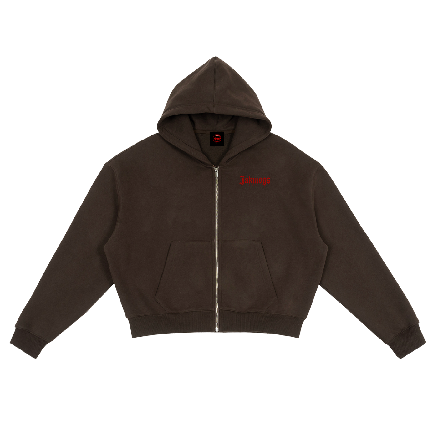 Simple jakmogs Fleece Zip-Up Boxy Hoodie