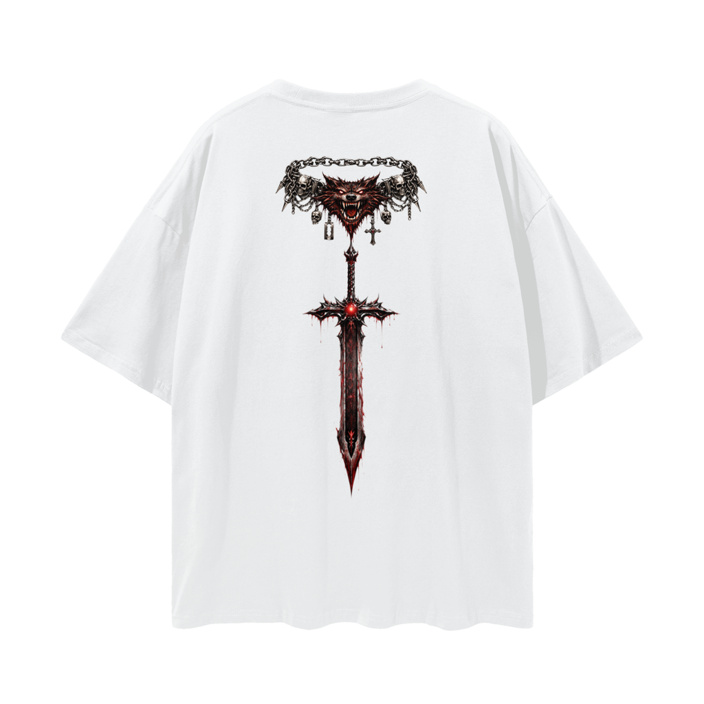 Mogged Streetwear Loose Drop Shoulder T-Shirt