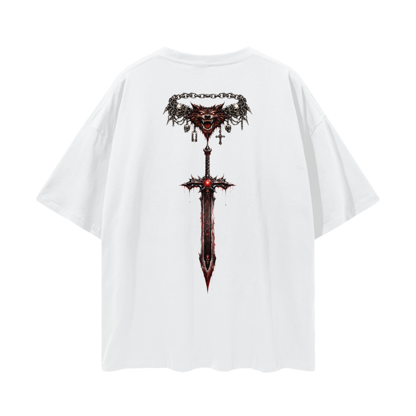 Mogged Streetwear Loose Drop Shoulder T-Shirt