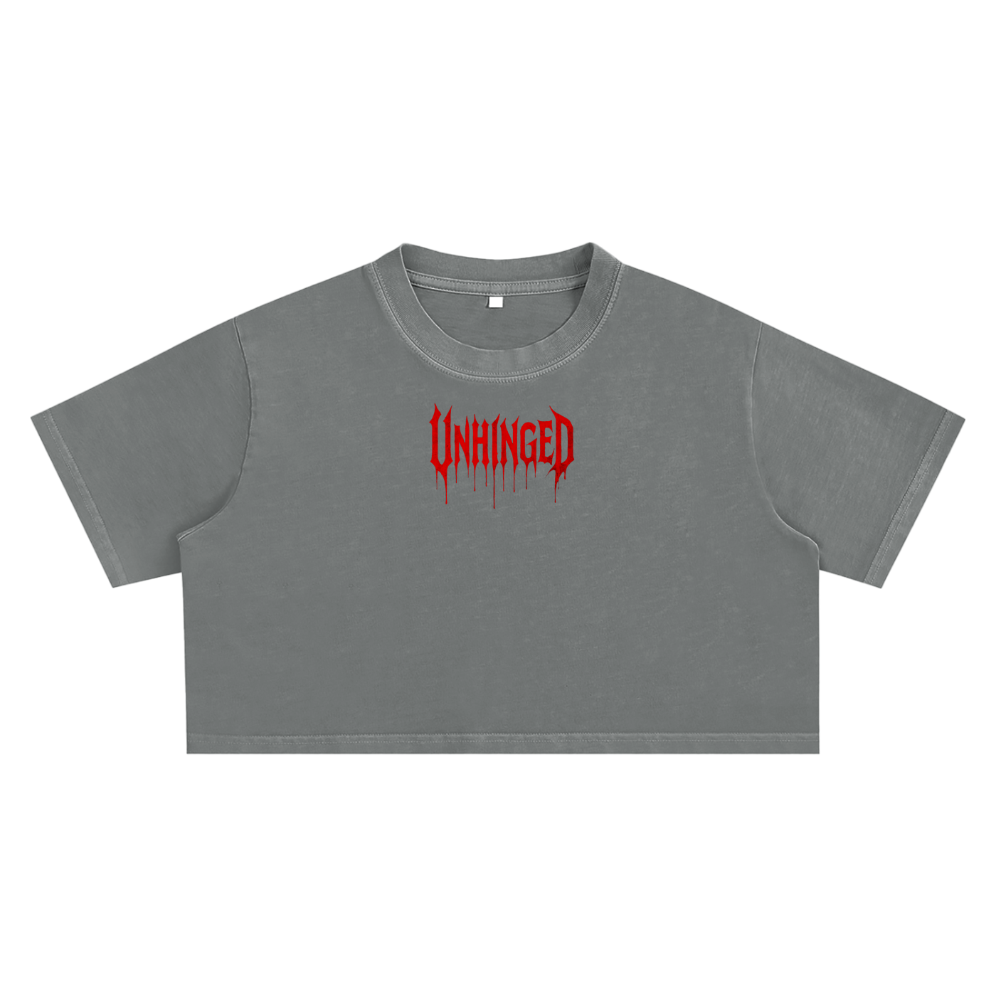 Crop top women’s x unhinged Snow Washed Crop Top