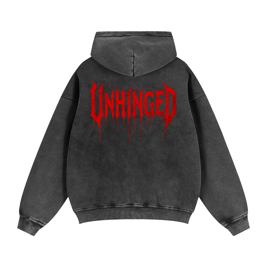 Zip up hoodie Wings unisex unhinged
