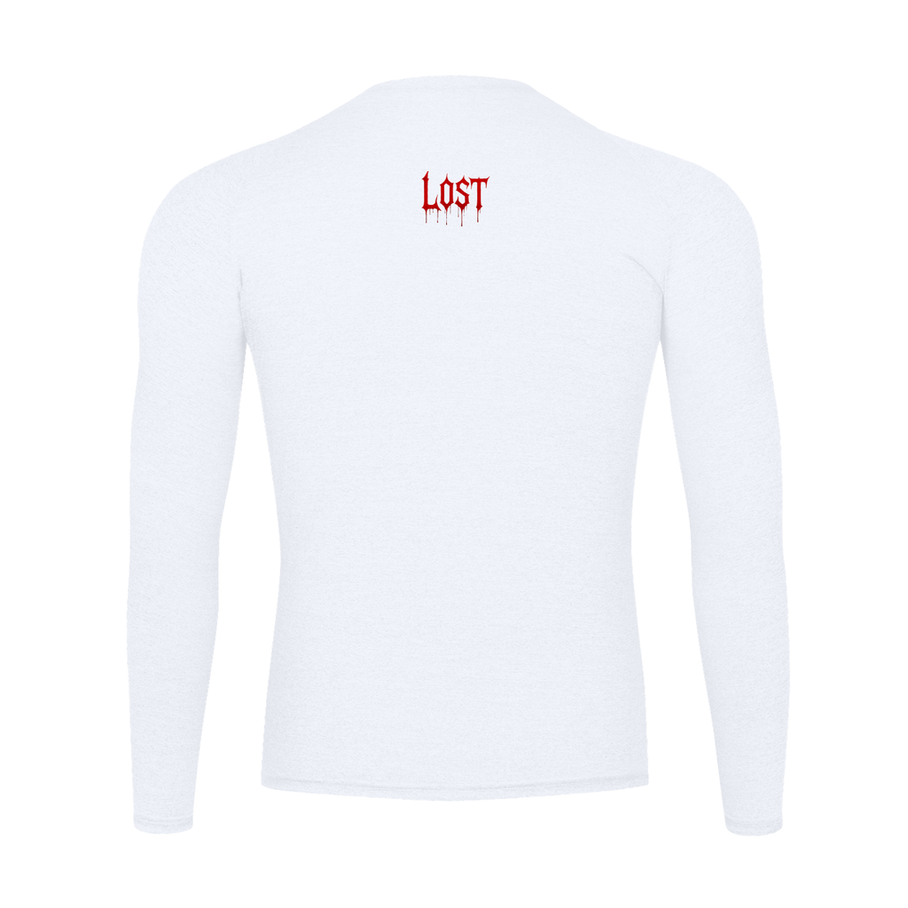 Compression long sleeve red lost