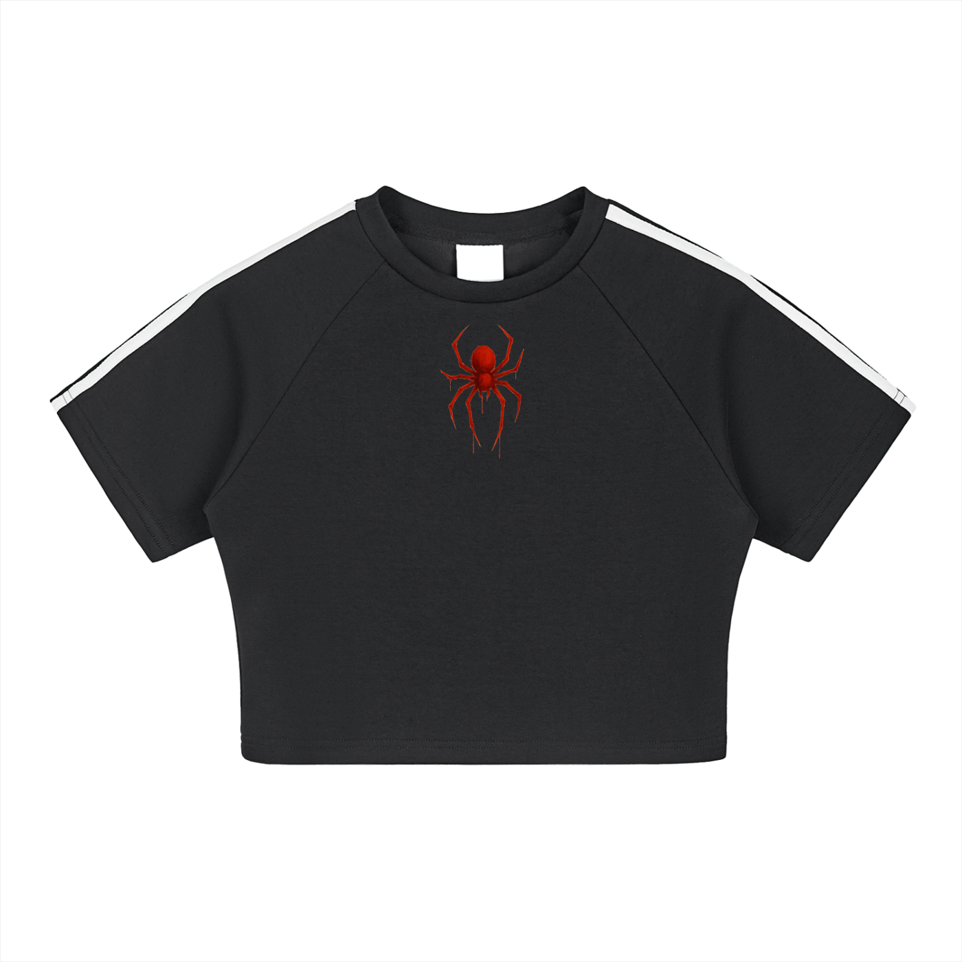 Spider crop performance top.      Taped Cooling Performance Crop Top