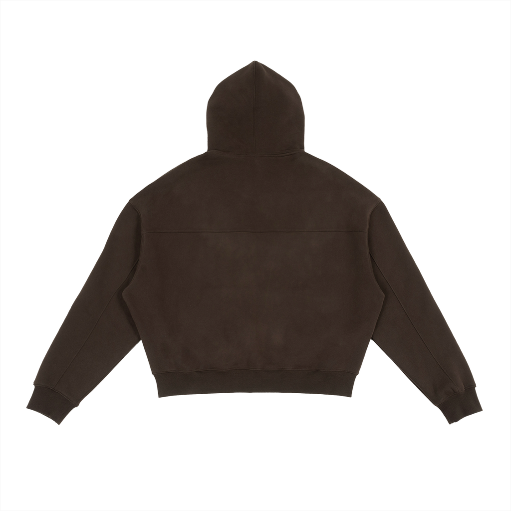 Simple jakmogs Fleece Zip-Up Boxy Hoodie