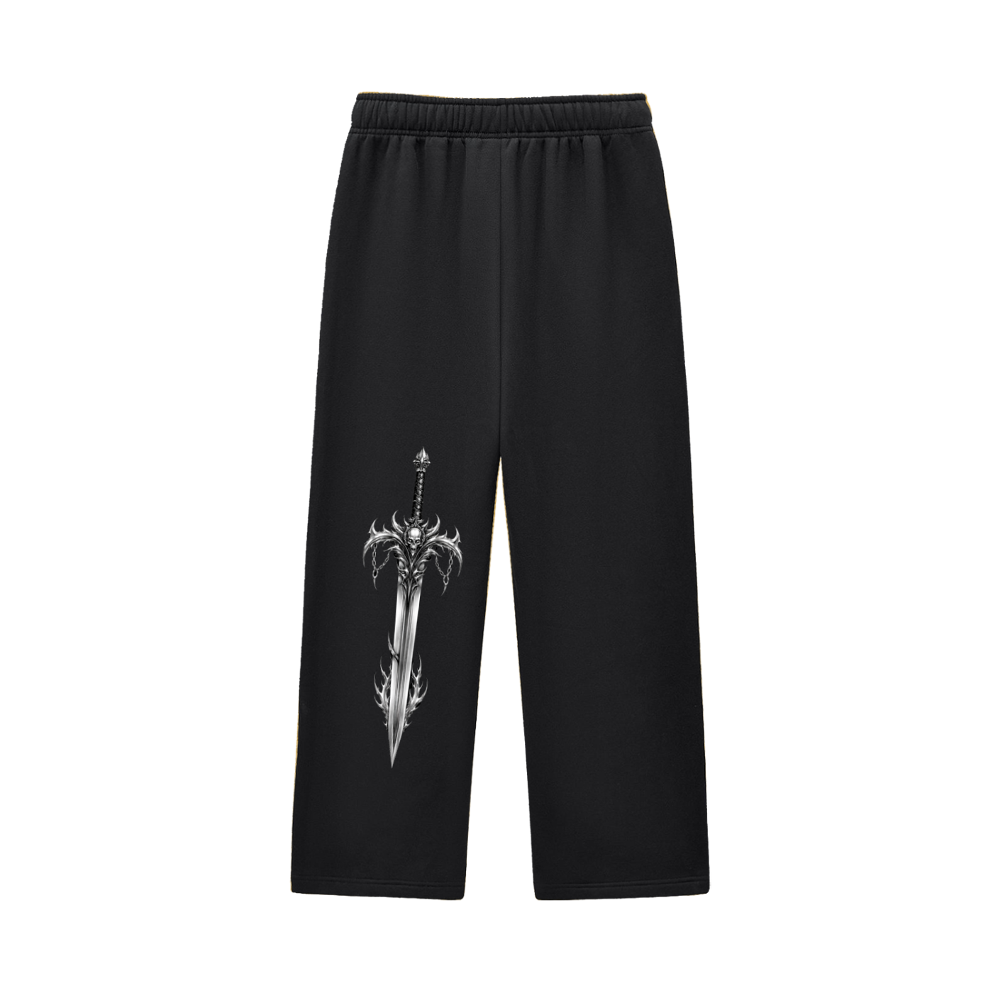 Joggers Contrast-Stitched Fleece Sweatpants