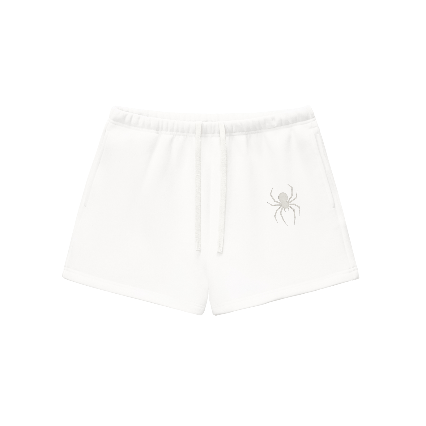 Womens spider shorts.           Essential Fleece Drawstring Sweatshorts