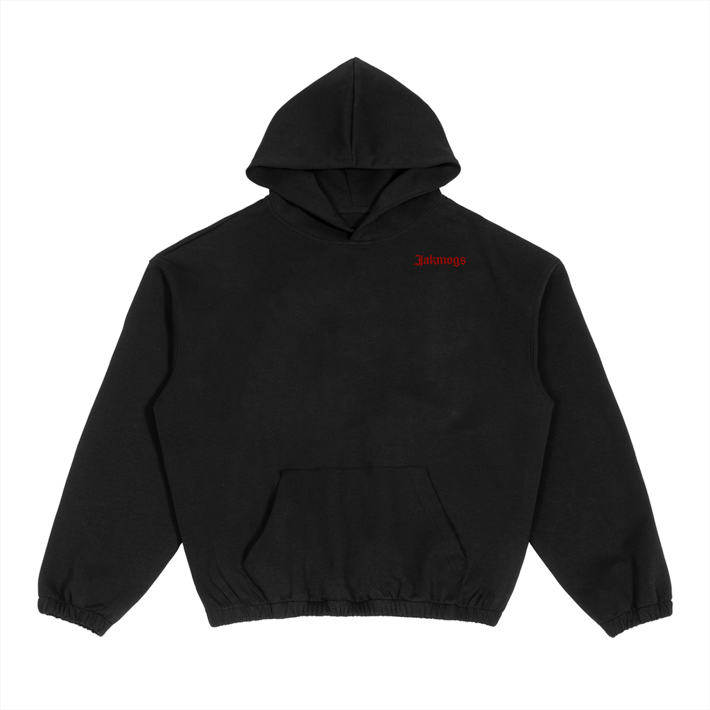 Simple jakmogs Boxy Cinched Hem Hoodie