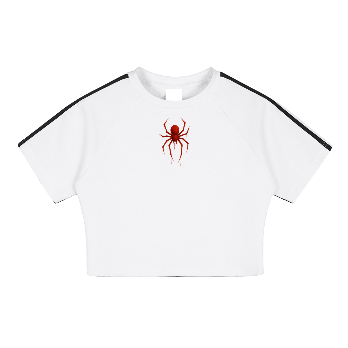 Spider crop performance top.      Taped Cooling Performance Crop Top