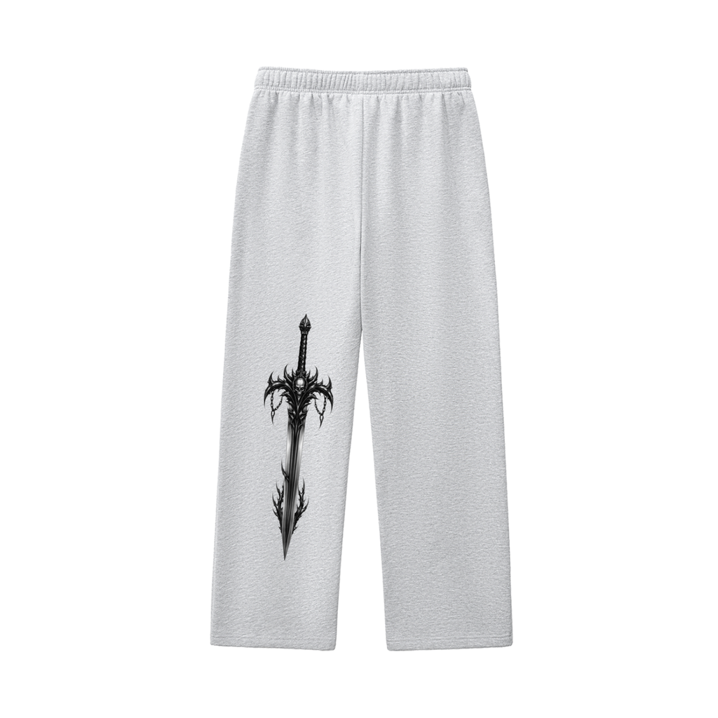 Joggers Contrast-Stitched Fleece Sweatpants