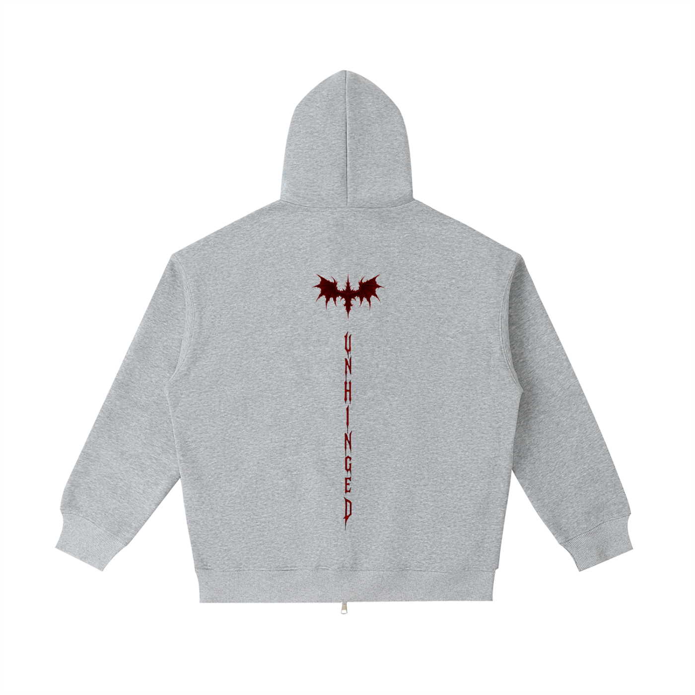 Zip up Hoodie x wings x jakmogs     Essential Heavyweight Pocket