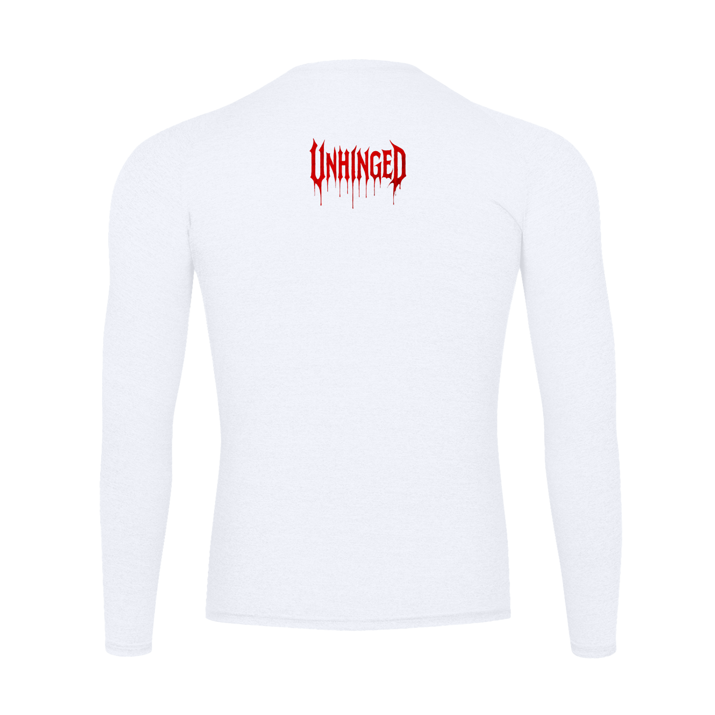 Comrpession red unhinged Performance Long Sleeve T-Shirt