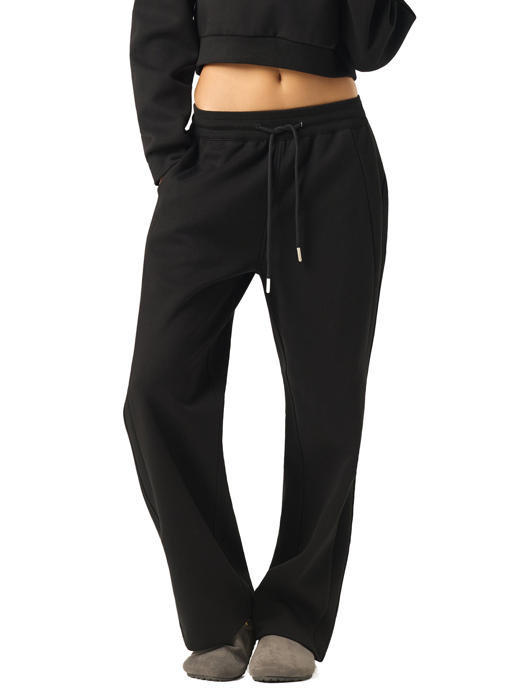women’s x wings  Essential Drawstring Straight-Leg Sweatpants